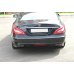 Накладки сплиттеры боковые на задний бампер на Mercedes CLS W218